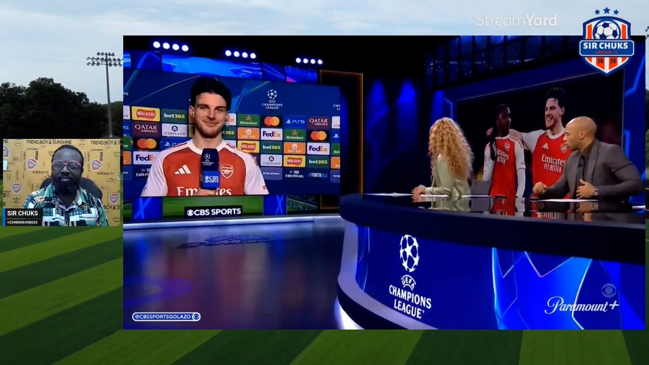 Are Arsenal Favorites for the UCL? 🏆 | Thierry Henry Interviews Declan Rice After Masterclass