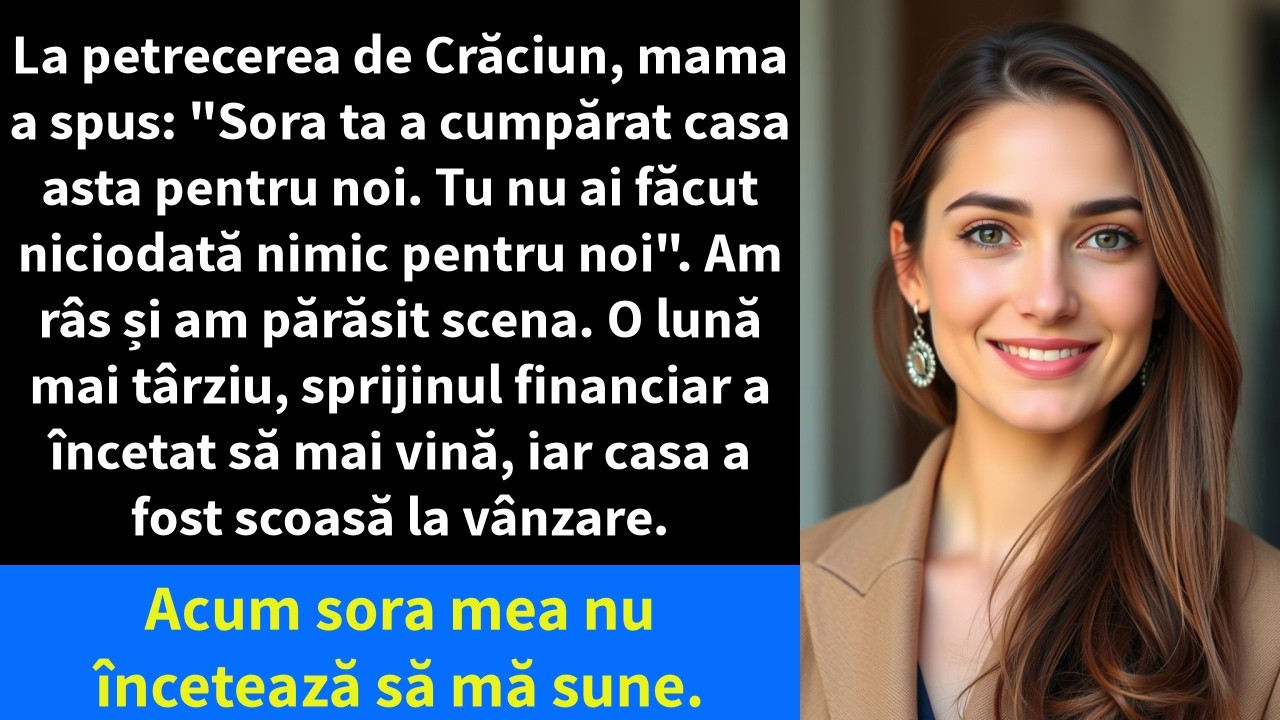 La petrecerea de Crăciun, mama a spus: 
