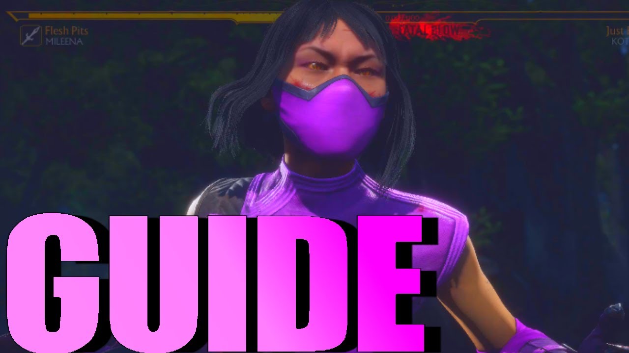 MK11- Mileena COMBOS + Mixups GUIDE! (Stabyscotch, Play Time) Mortal Kombat 11 Custom Combos!