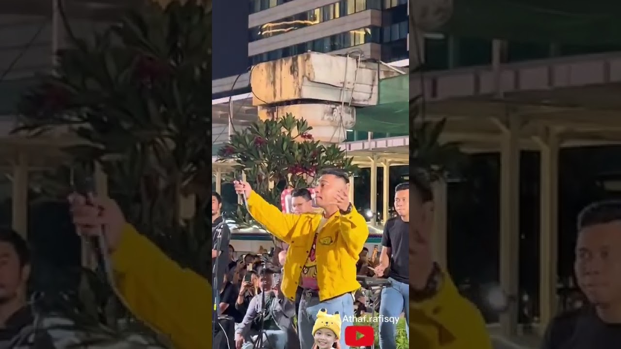 Menggalau bareng FABIO ASHER di ANJUNGAN SARINAH, lagu rumah singgah dibawain live, penonton galau