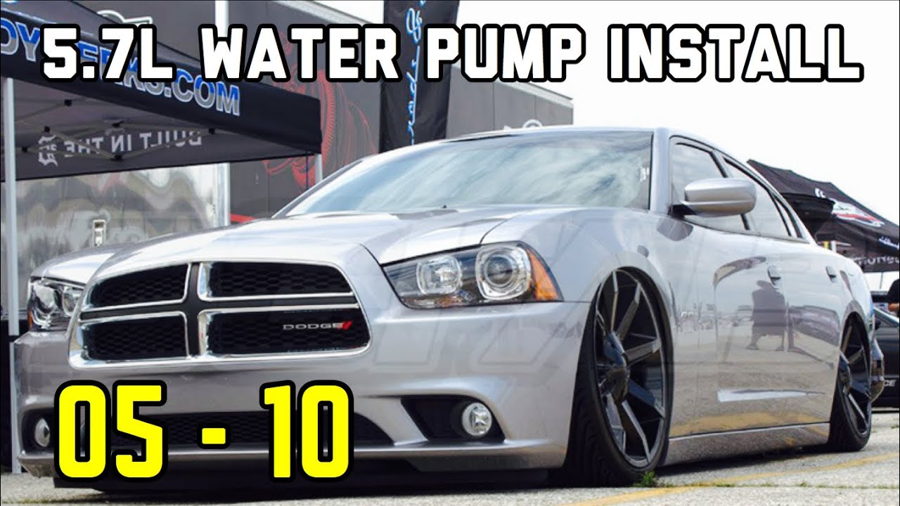 Замена водяного насоса HEMI 5.7L 05-10 | Magnum Charger Challenger Commander Grand Cheroke