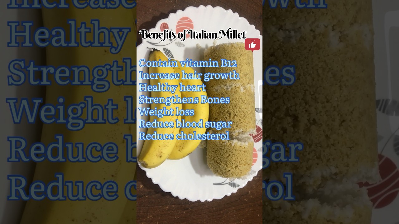 Itallian Millet(Foxtail millet) Puttu#healthy #homemade #vitamin #hairgrowth #skincare
