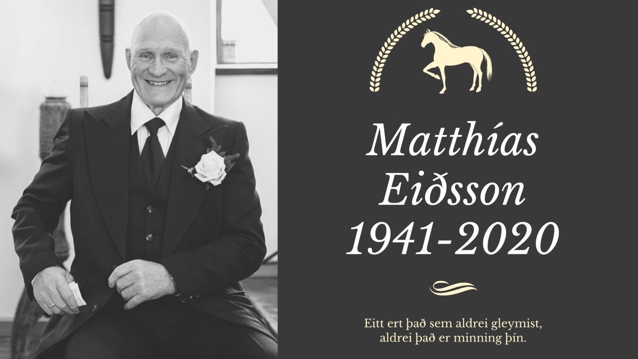 Matthías Eiðsson - útför frá Akureyrarkirkju - kl. 13:30 - 26. ágúst