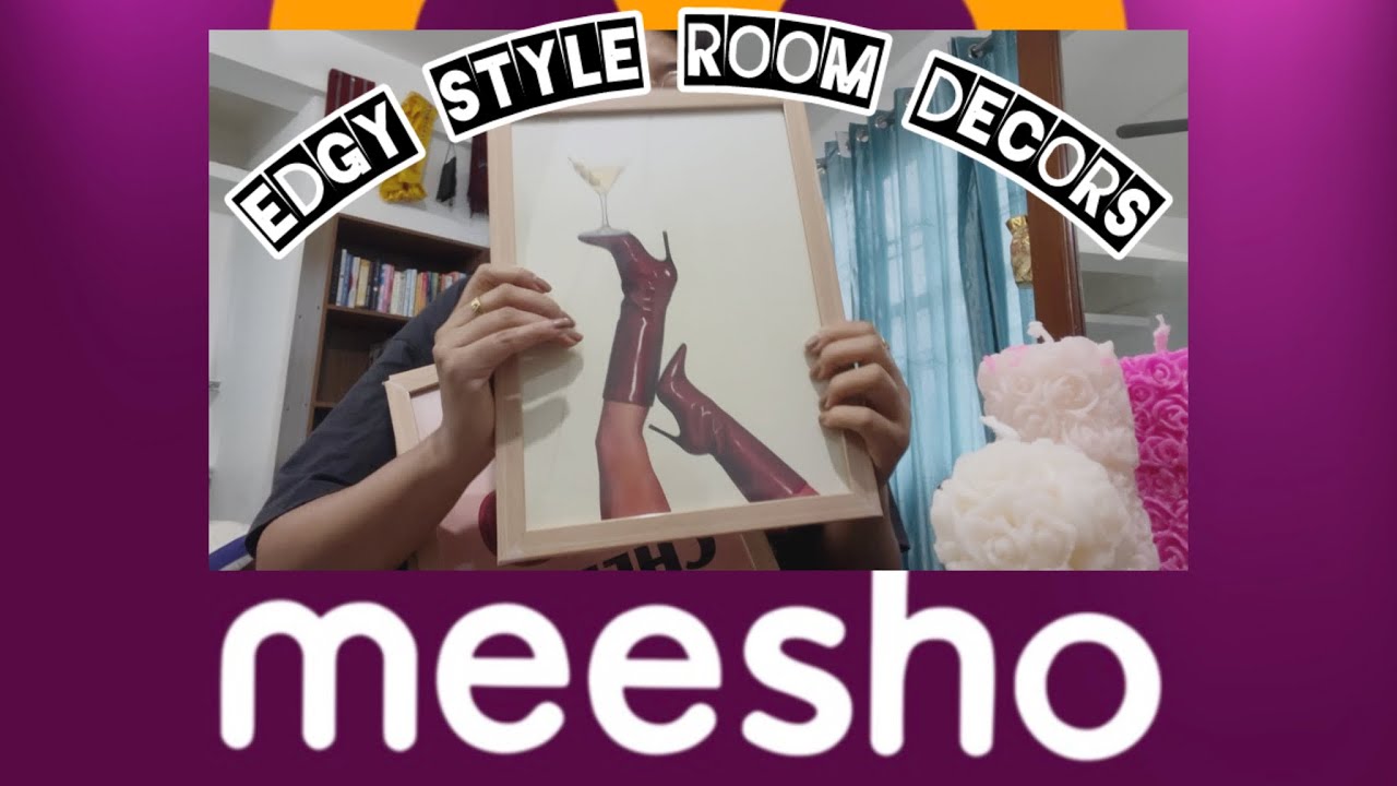 Meesho Edgy Style Room Decors #meesho #meeshohaul #meeshofinds 