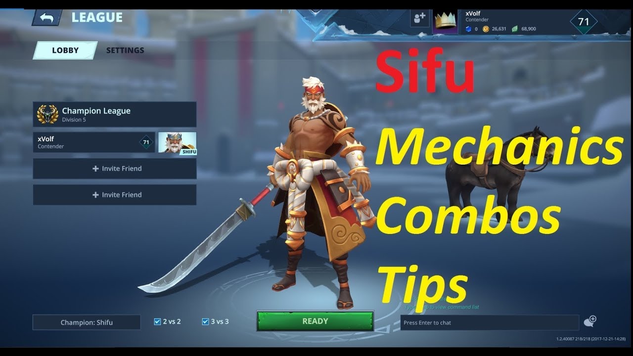 Quick Diamond Shifu Guide - mechanics, combos and tips!