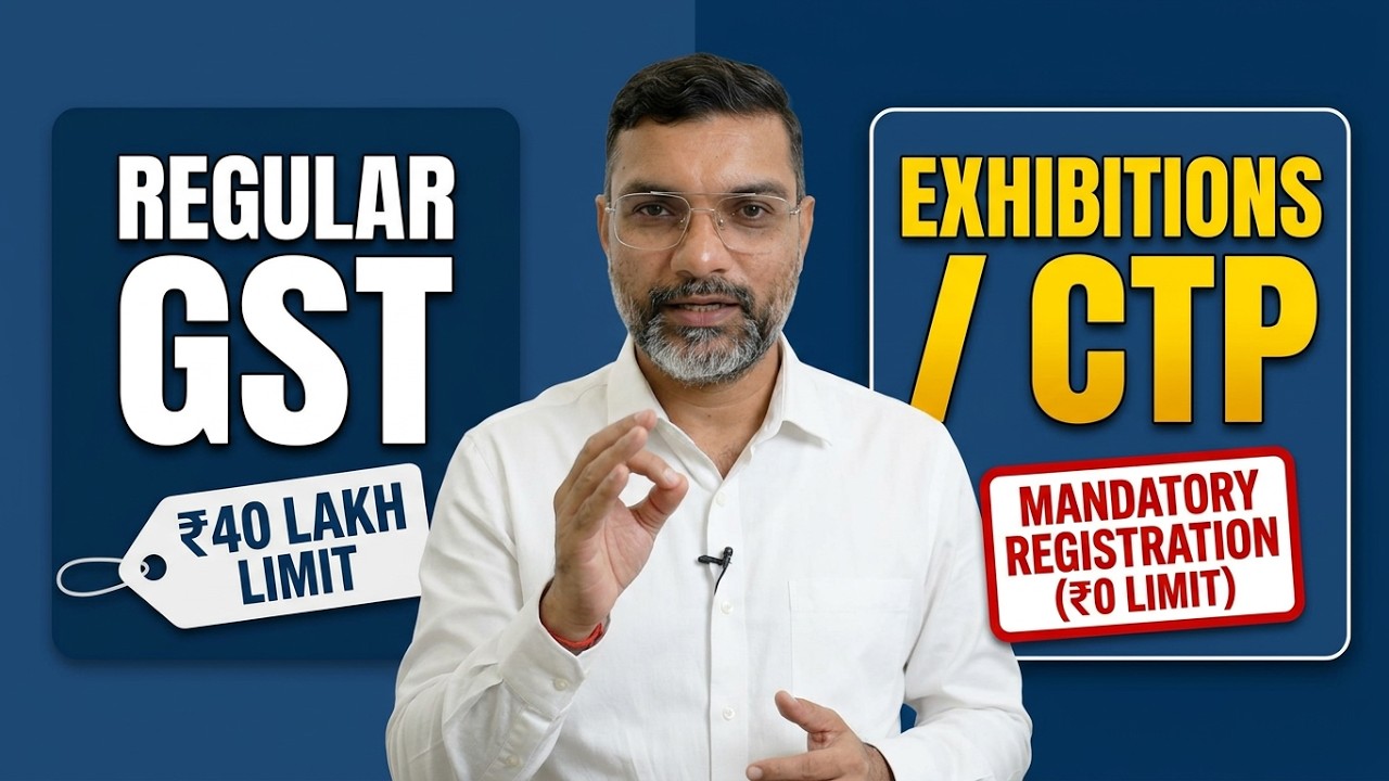 Casual Taxable Person (CTP) Under GST | Section 2(20) Registration Rules & ITC