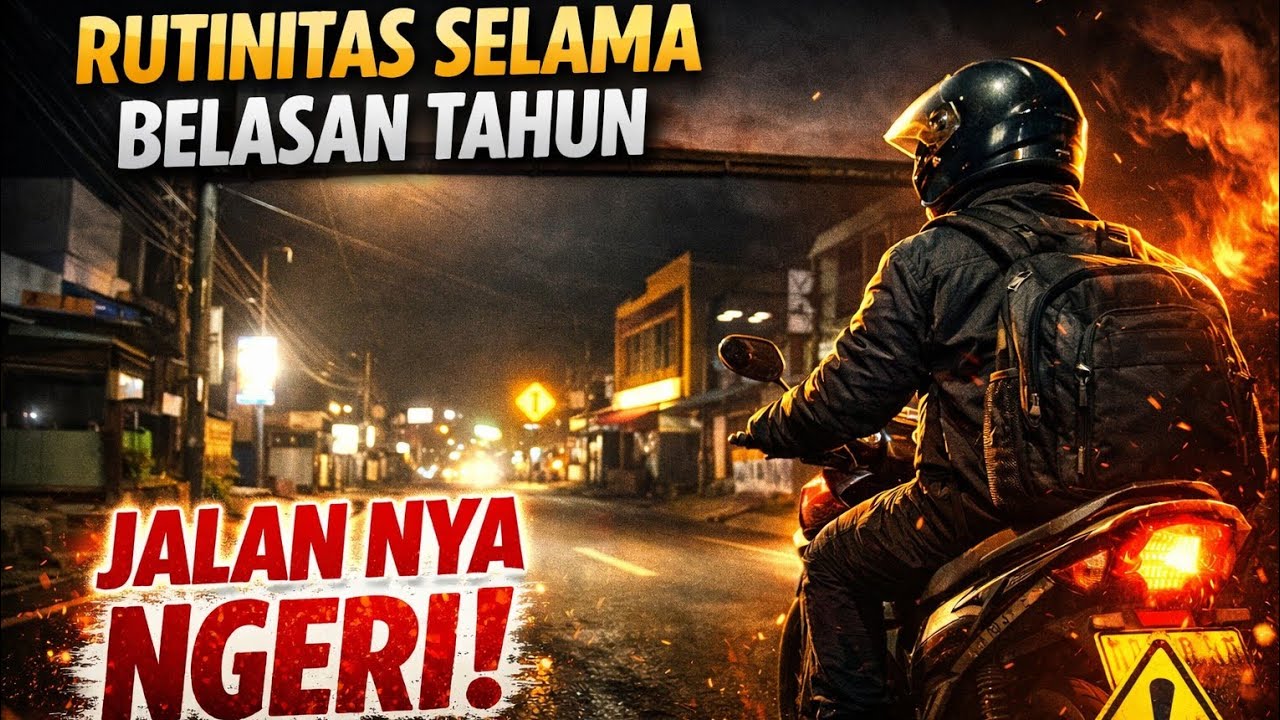 Berangkat Kerja Sip Malam No Cut No Edit | Rutinitas Nyata di Jalan Sepi