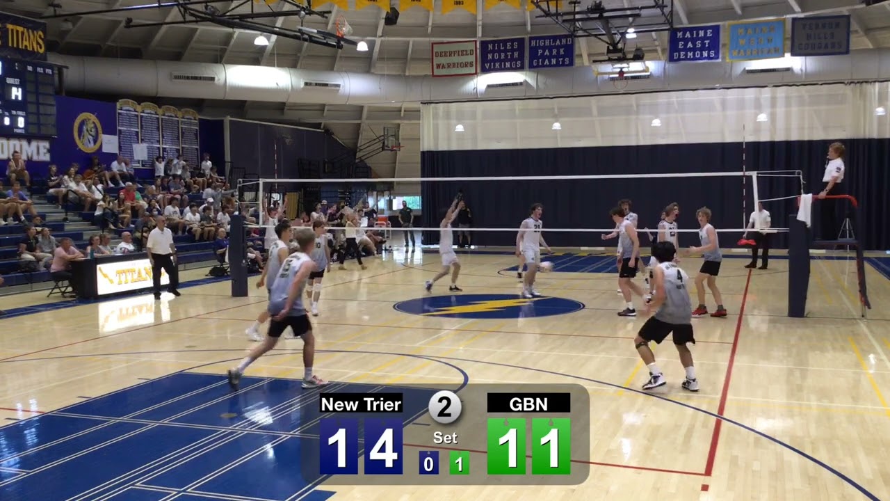 2022-05-31 GBN Varsity Boys Volleyball vs New Trier - Sectional Final