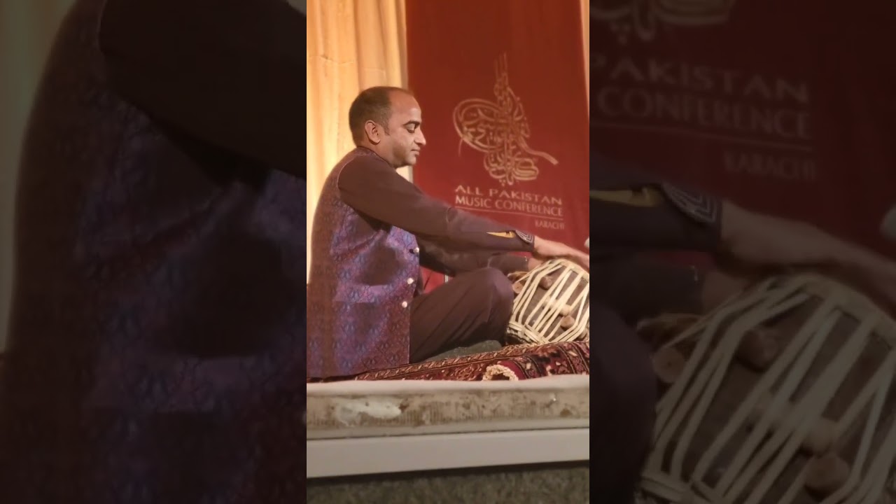 short clip solo performance at APMC karachi yousuf bashir on tabla