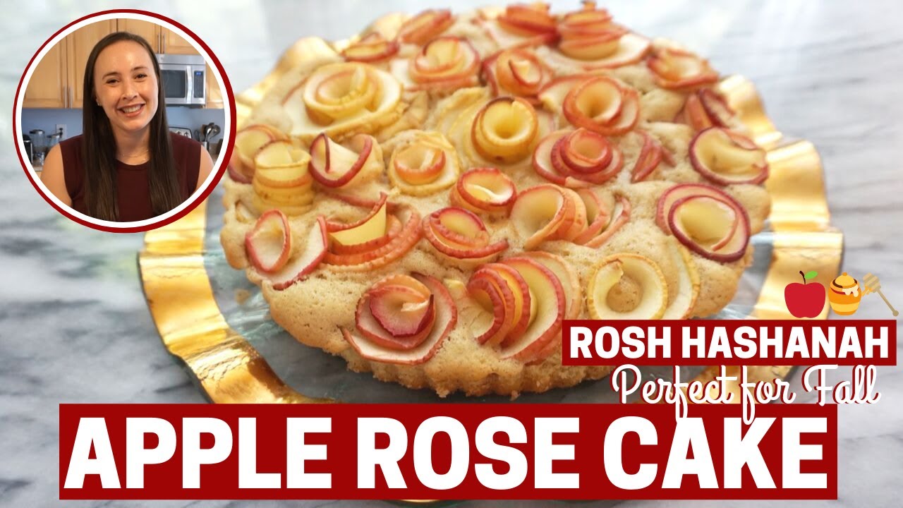ROSE APPLE CAKE - Fall / Autumn KOSHER RECIPE! *Pareve and Perfect for Rosh Hashanah!