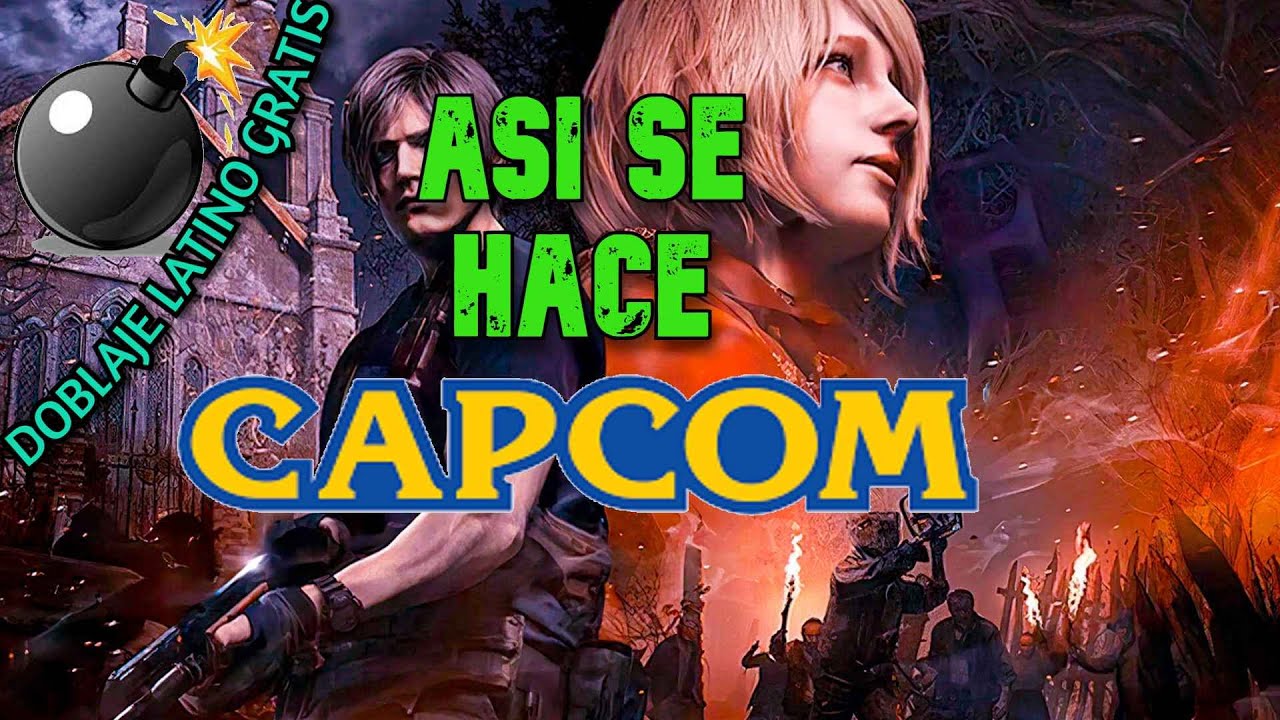 CAPCOM larga doblaje español latino gratiiiiissss 🥳🤯