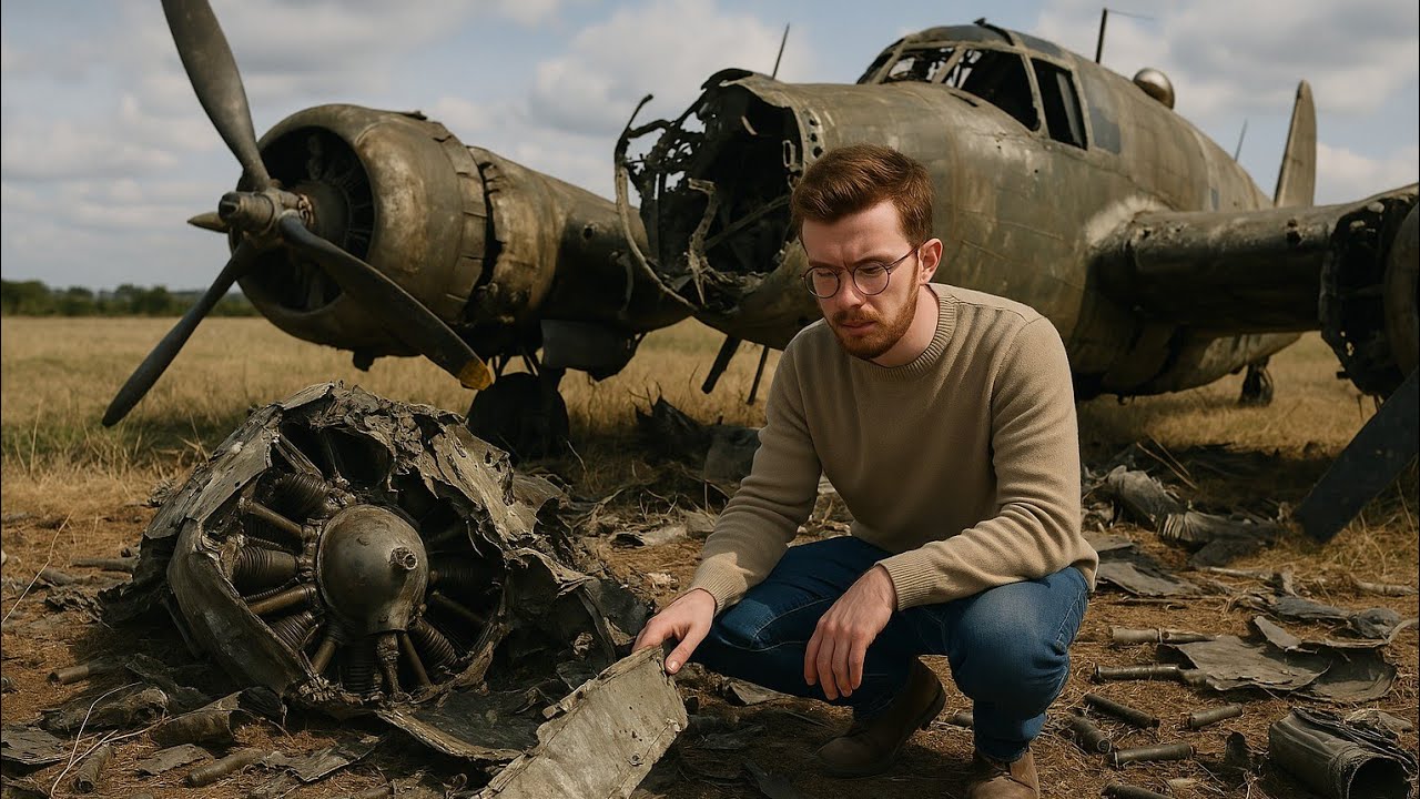 [12] WW2 US Bomber plane crash - Metal detecting