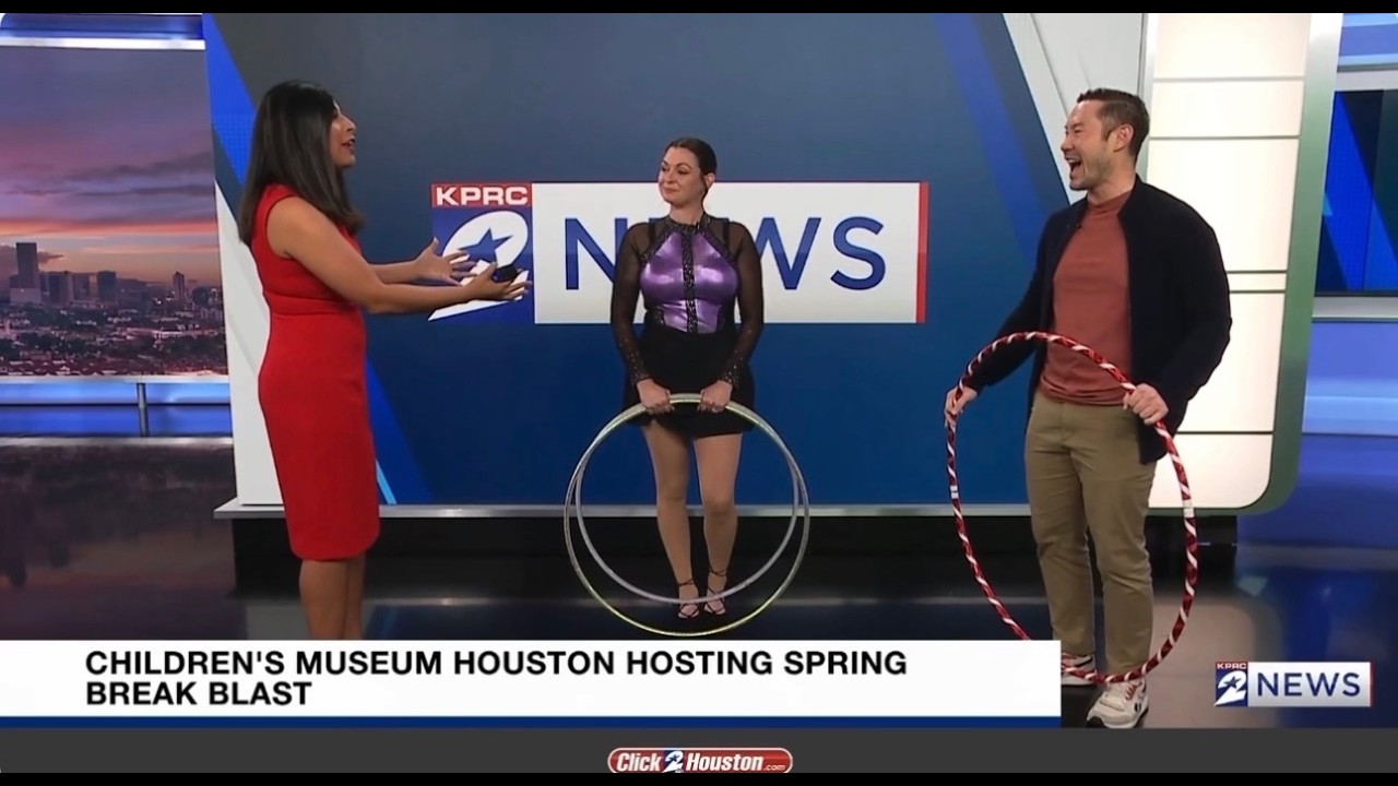 Mad About Hoops Interview on KPRC for Spring Break Blast 2026 at Children's Museum Houston!