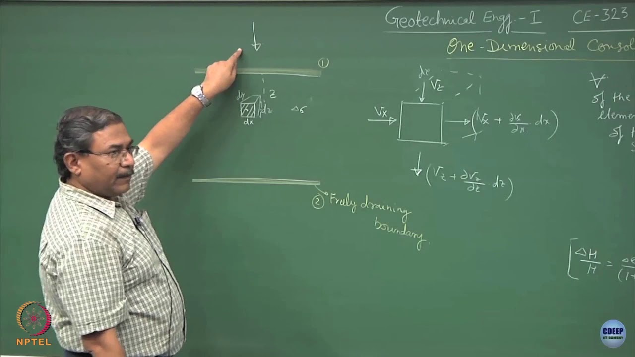 Week 12: Lecture 27:  Consolidation of soils
