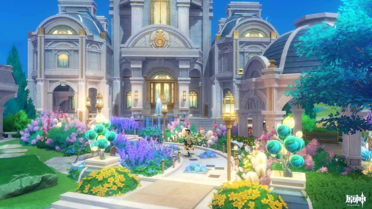 【原神-塵歌壺/sereniteapot】「ナイト・フラワーガーデン-Underwater night garden」模本配布/Replica ID