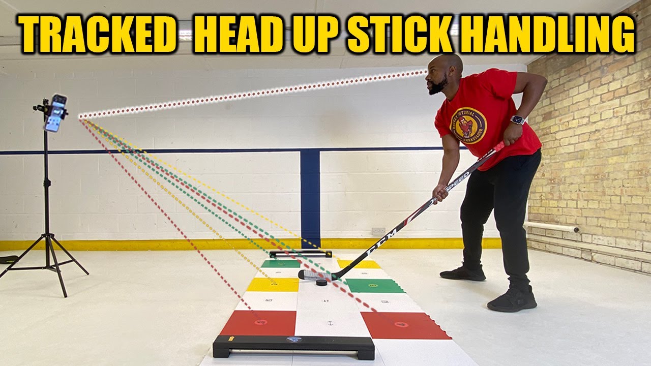 Stickhandling HEAD UP training aid for Hockey players