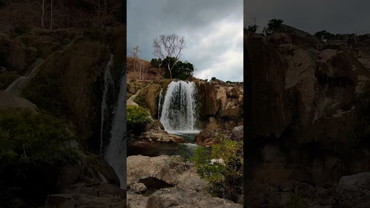 Wisata Air Terjun di Sumba Tengah - Harunda Waterfall - Keindahan Alam Sumba Indonesia #shorts
