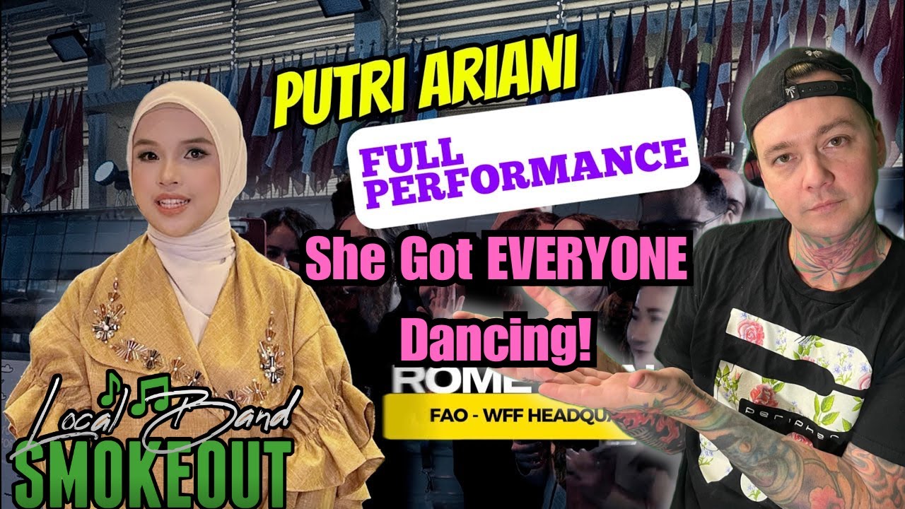 Putri Ariani - Full Performance in FAO-WFF UN in Rome Italy ( Reaction )