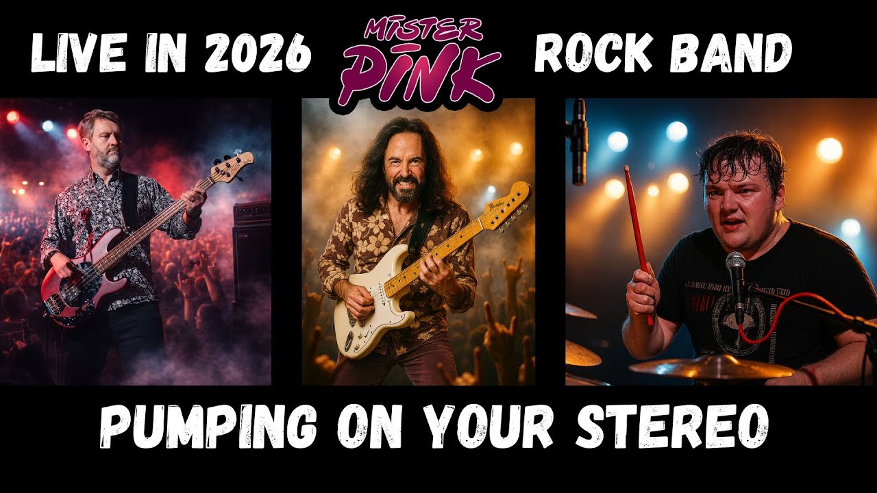 Pumping On Your Stereo by Supergrass played by Mister-Pink Rock Band Playing Live in 2026