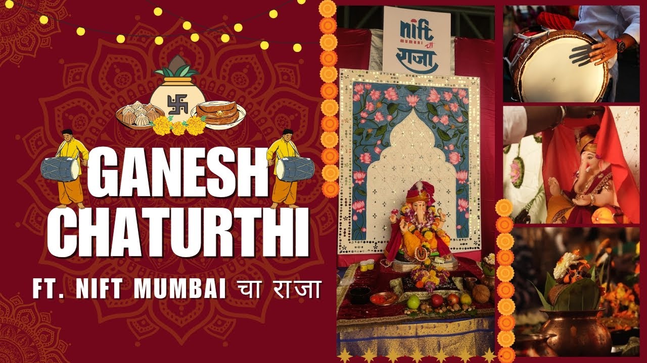 Ganpati Visarjan ft. Nift Mumbai चा राजा ✨| Sakshi Singh | NIFT Mumbai | #vlog #niftmumbai #viral 