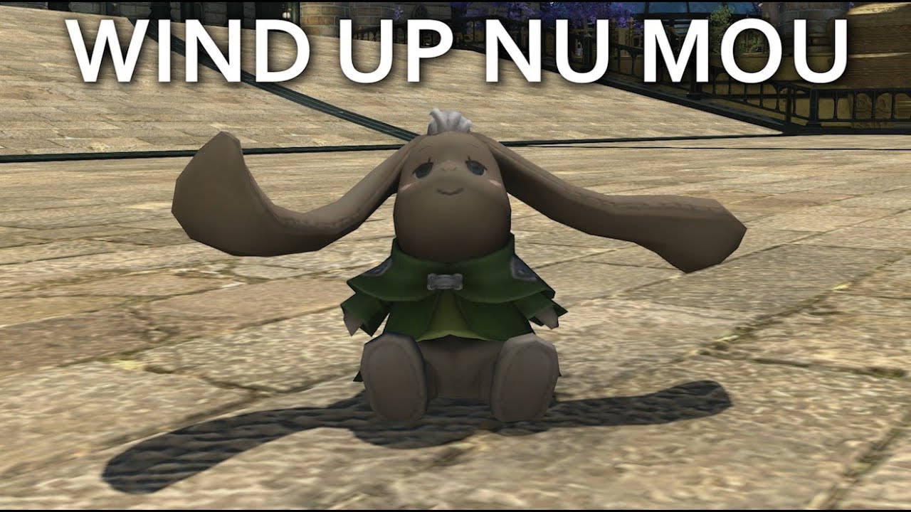 FFXIV: Wind Up Nu Mou Minion