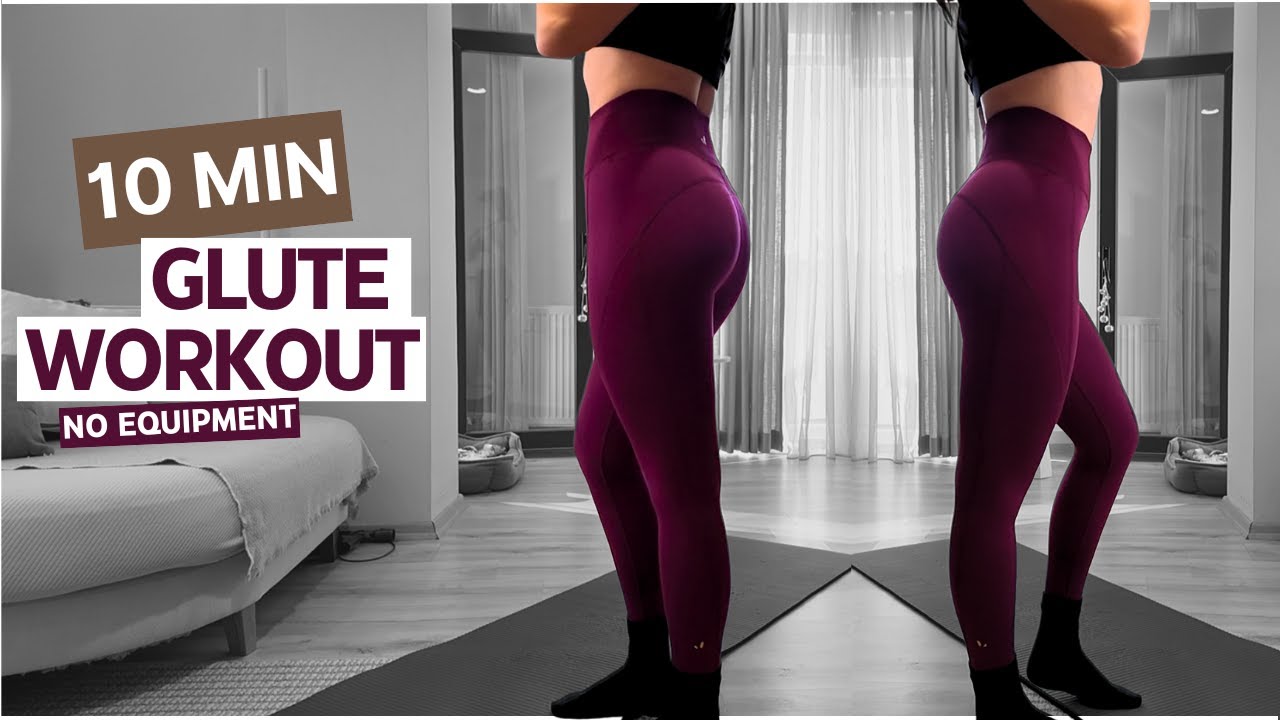 10 MIN BUTT WORKOUT at home (no equipment) | 10 Days CHALLENGE