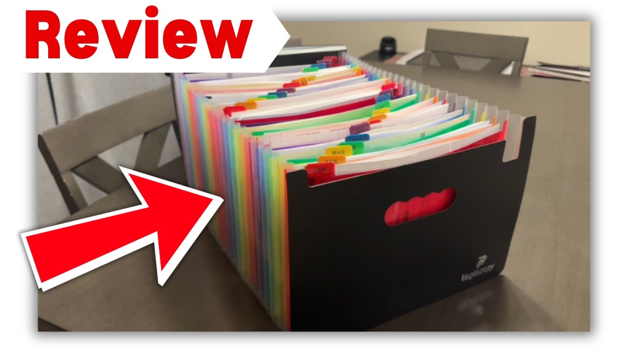 Accordion File Organizer Review | Easy Paper Storage for Home & School