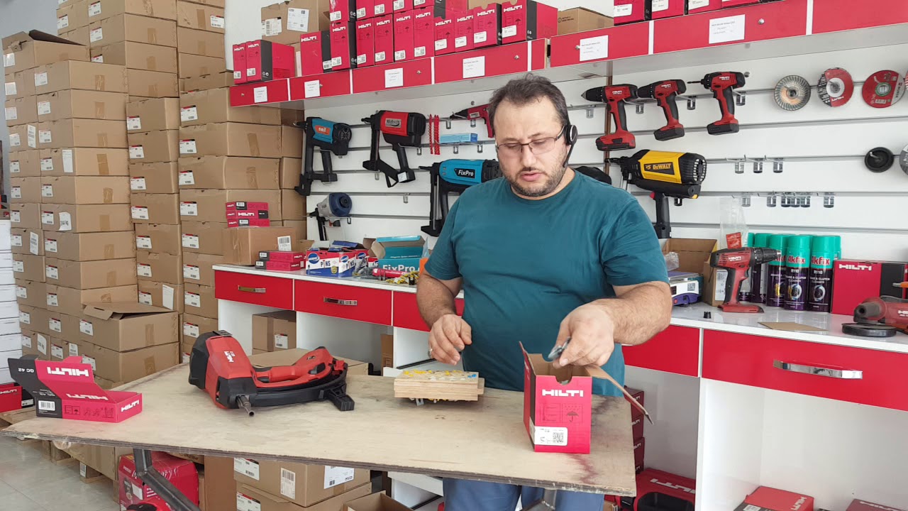 Hilti GX3 Gazlı Çivi Tabancası İlk Kullanım