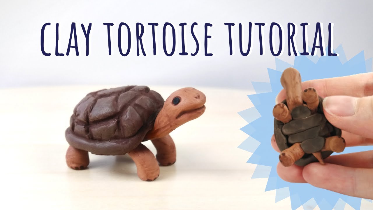 Простая глиняная черепаха | Урок по лепке из полимерной глины
