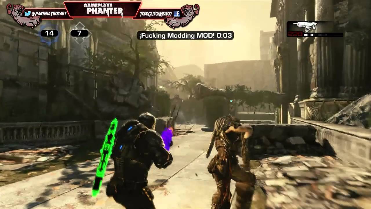 ¡MIRA MI NUEVO MOD DE GEARS OF WAR 3!  -NUEVOS HACKS DE GOW-