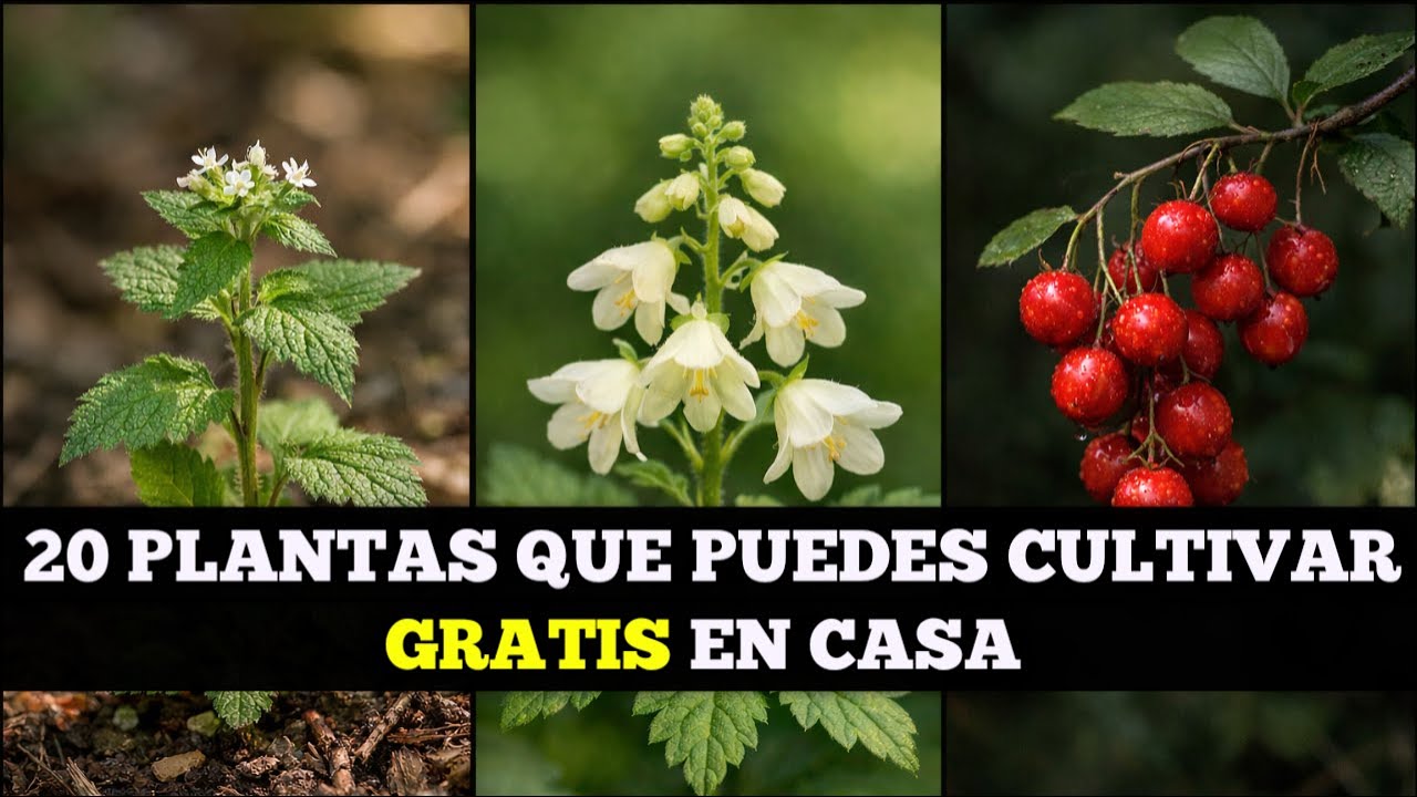 20 plantas que son caras en la tienda y puedes cultivar gratis en casa