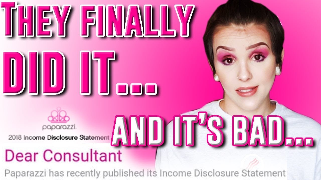 PAPARAZZI finally released their JOKE of an Income Disclosure Statement...