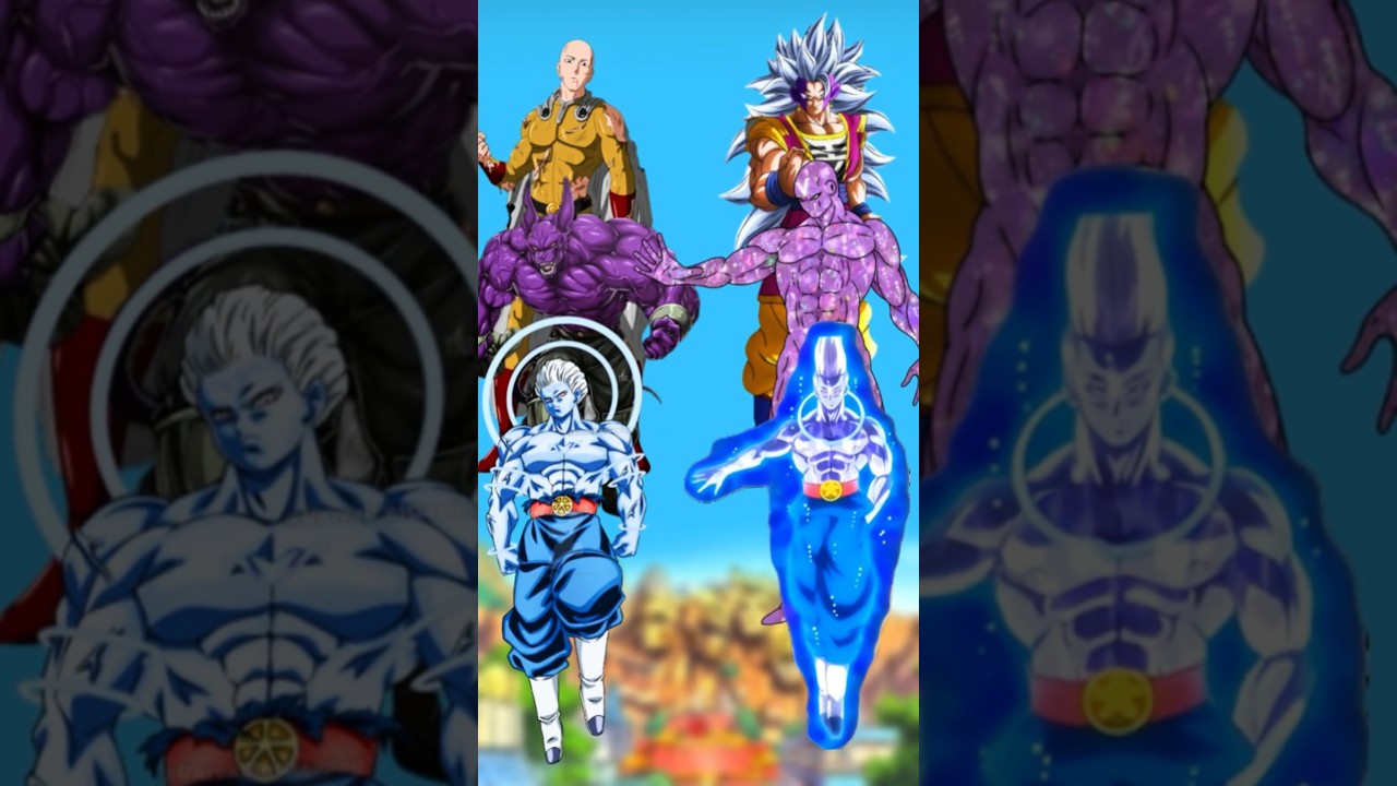 Saitama, Lord Beerus & Grand Priest vsGoku, Zeno & Whis  ☠️😎🥶 