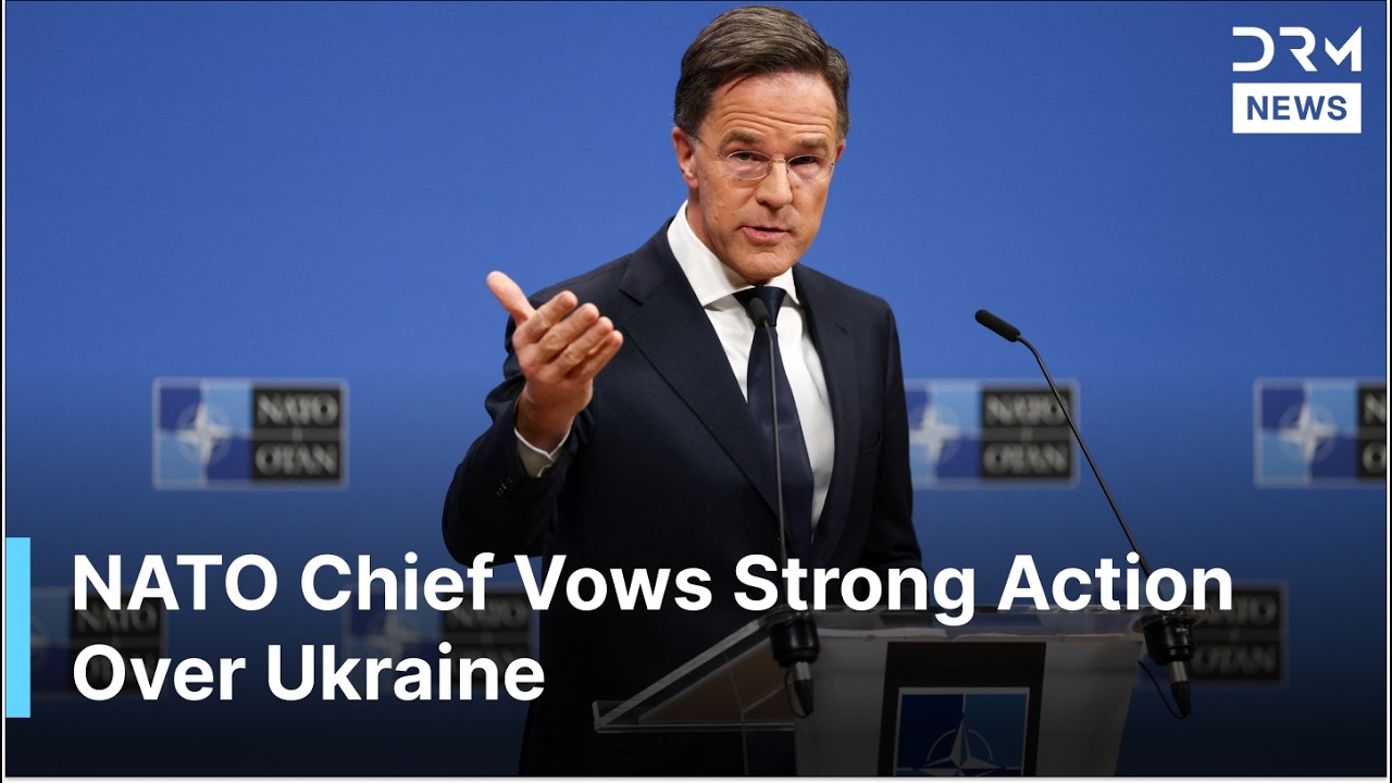 FULL PRESSER: NATO's Rutte Slams Russia, Vows Support for Ukraine, Defends US Role in NATO | AC1G