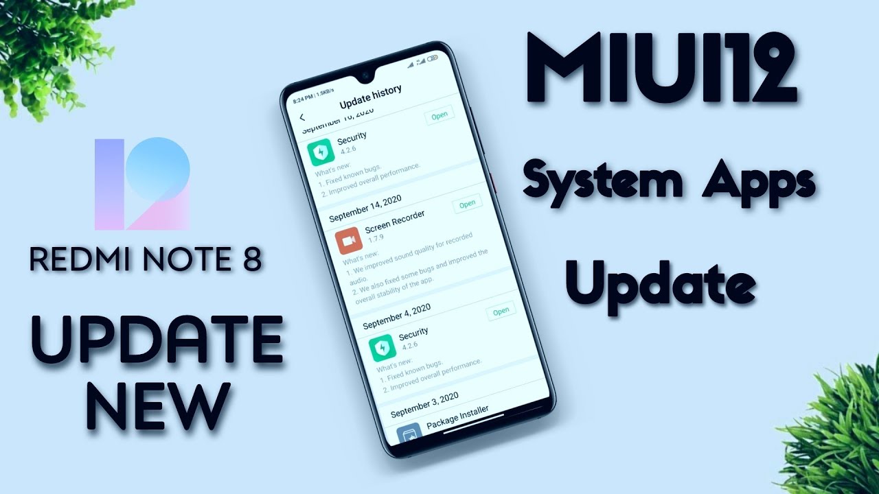 MIUI System Apps Update Redmi Note 8 - New Features  | Mi security | Mi Browser