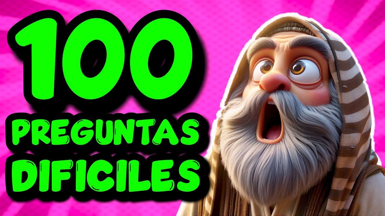 100 ACERTIJOS BIBLICOS 😧❓ / 100 PREGUNTAS DIFICILES DE LA BIBLIA