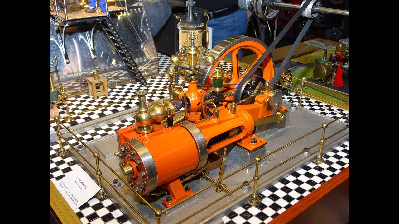 Modellbaumesse Wels 2016 Teil 1 Eisenbahn und Dampfmaschinen