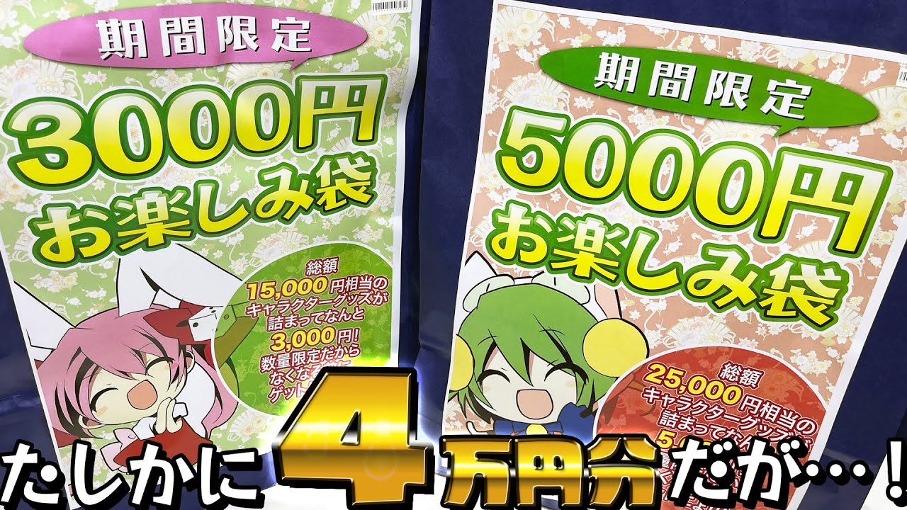 2つ合わせて4万円分入ってるゲーマーズ期間限定お楽しみ袋！夏休みお楽しみ福袋と中身同じかと思ったら…！