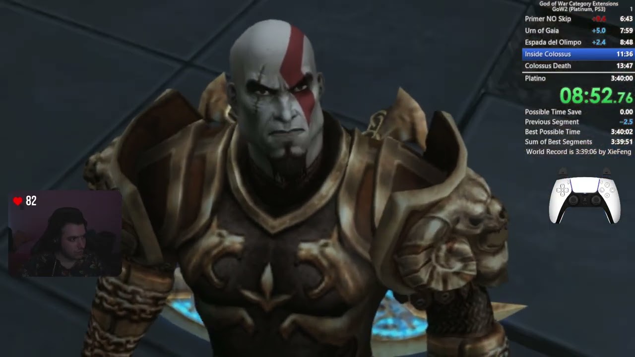 GOD OF WAR 2 PLATINUM (3:21:02) FWR SPEEDRUN