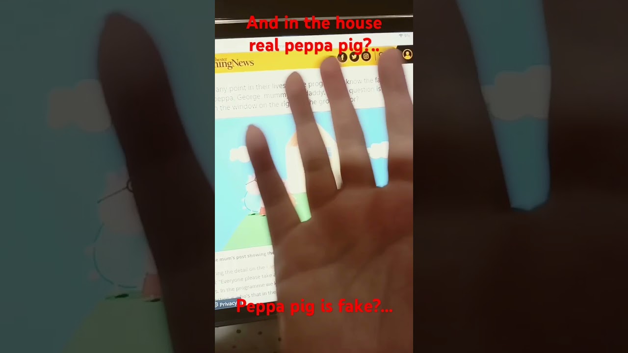 What??...Peppa Pig is fake?! 