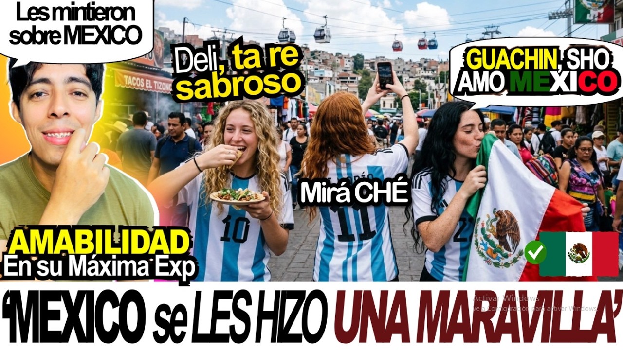 🔴🇦🇷ARGENTINOS Sorprendidos con EL MUNDO que VIERON en MEXICO🇲🇽! 