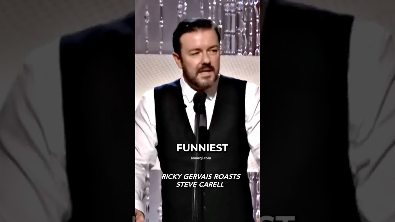 Ricky Gervais ROASTS Steve Carell