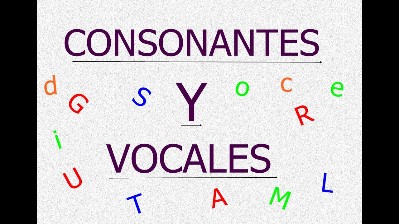 Las consonantes y las vocales Para ni&ntilde;os
