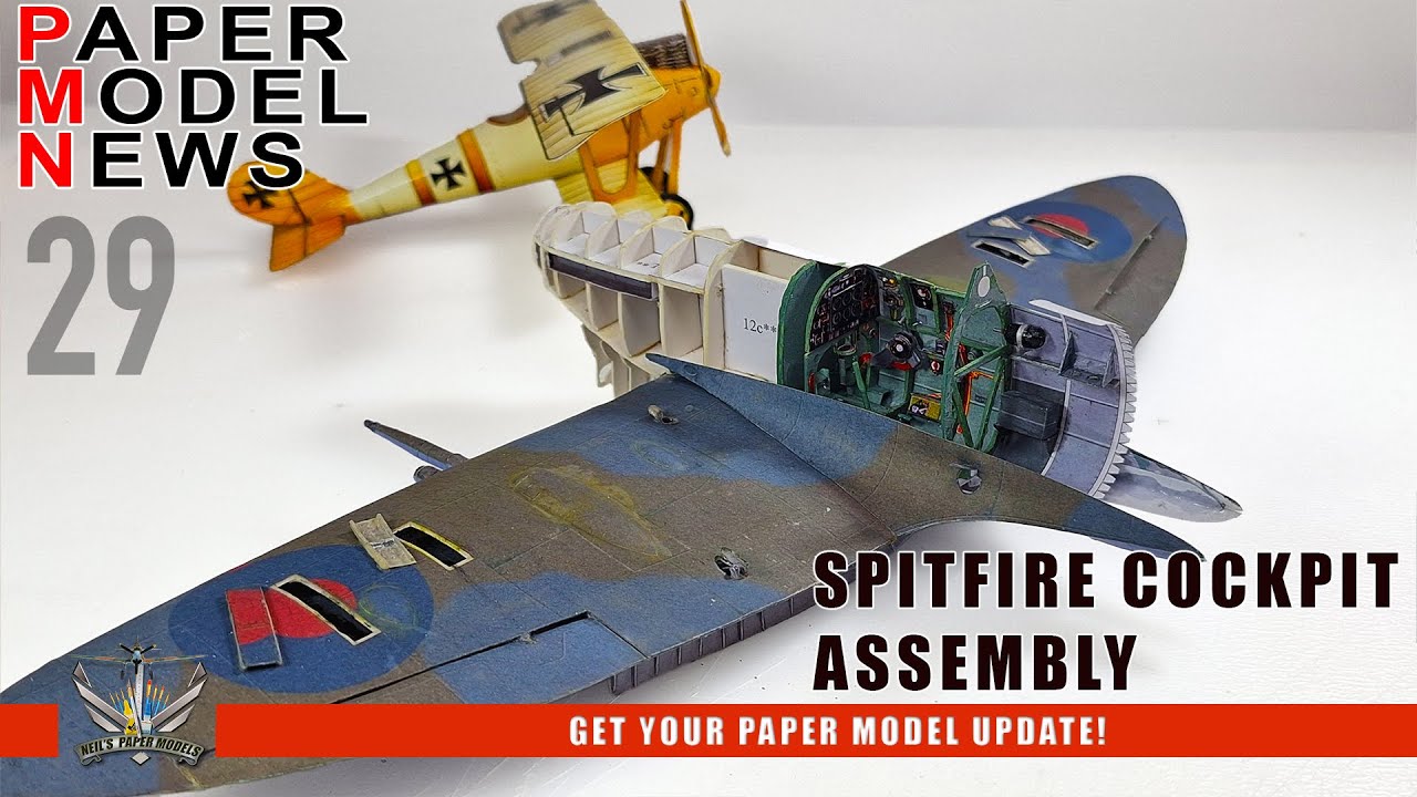 Новости о моделях самолетов EPS 29 - Сборка кабины Spitfire