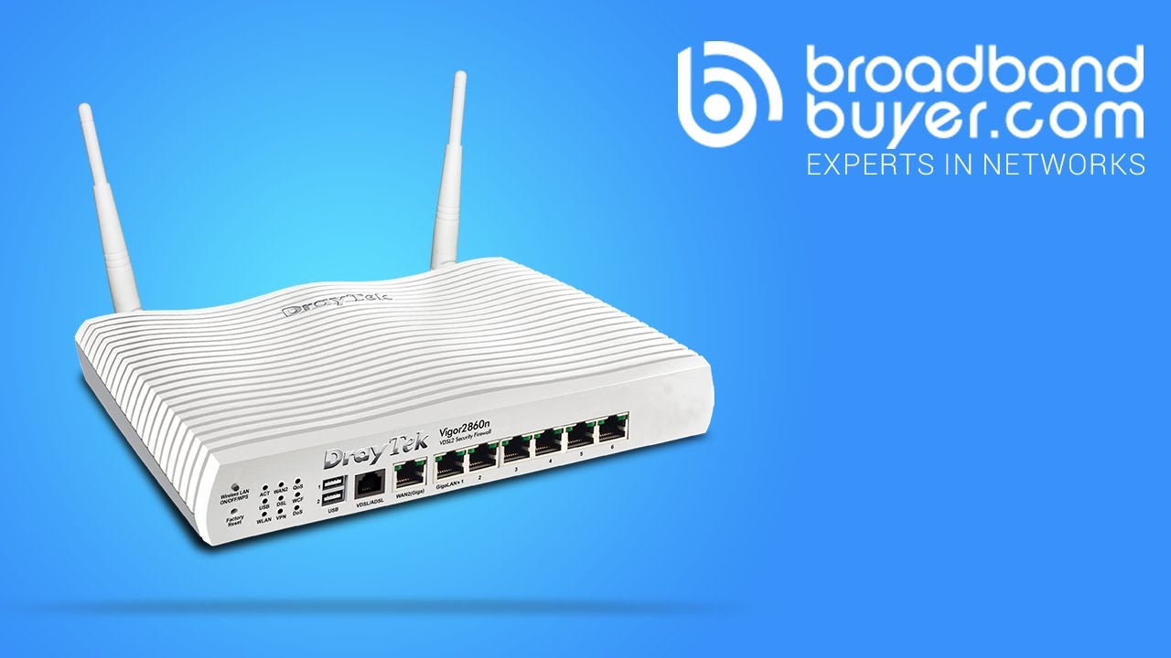 DrayTek Vigor 2860 series WiFi Router Introduction