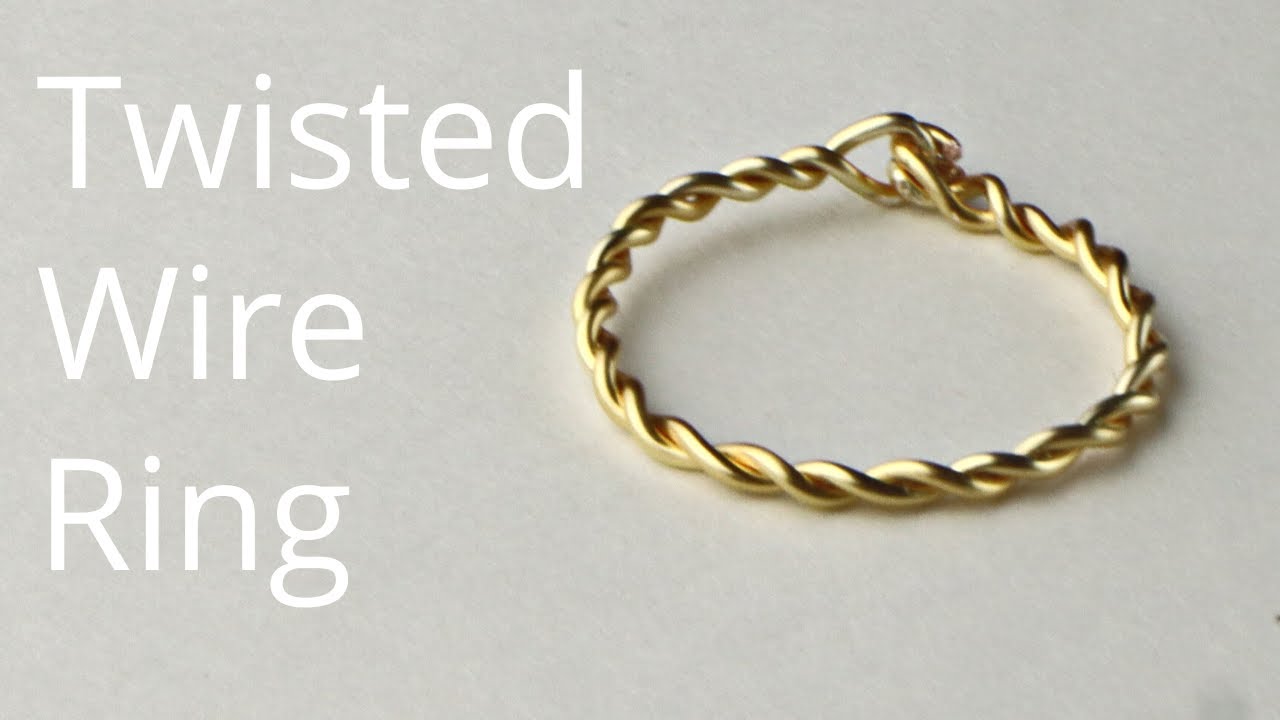Twisted Wire Ring Tutorial 