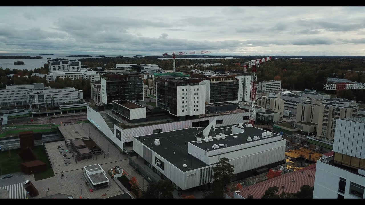 Espoo Tapiola, October 2019, Mavic Pro 4K