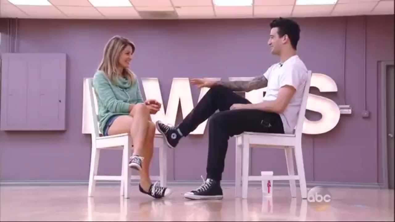 Mark Ballas and Candace Cameron Bure rehersal for Week 9 of DWTS 5 12 14