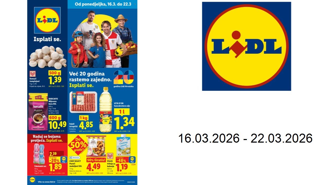 Lidl katalog - 16.03. - 22.03.2026