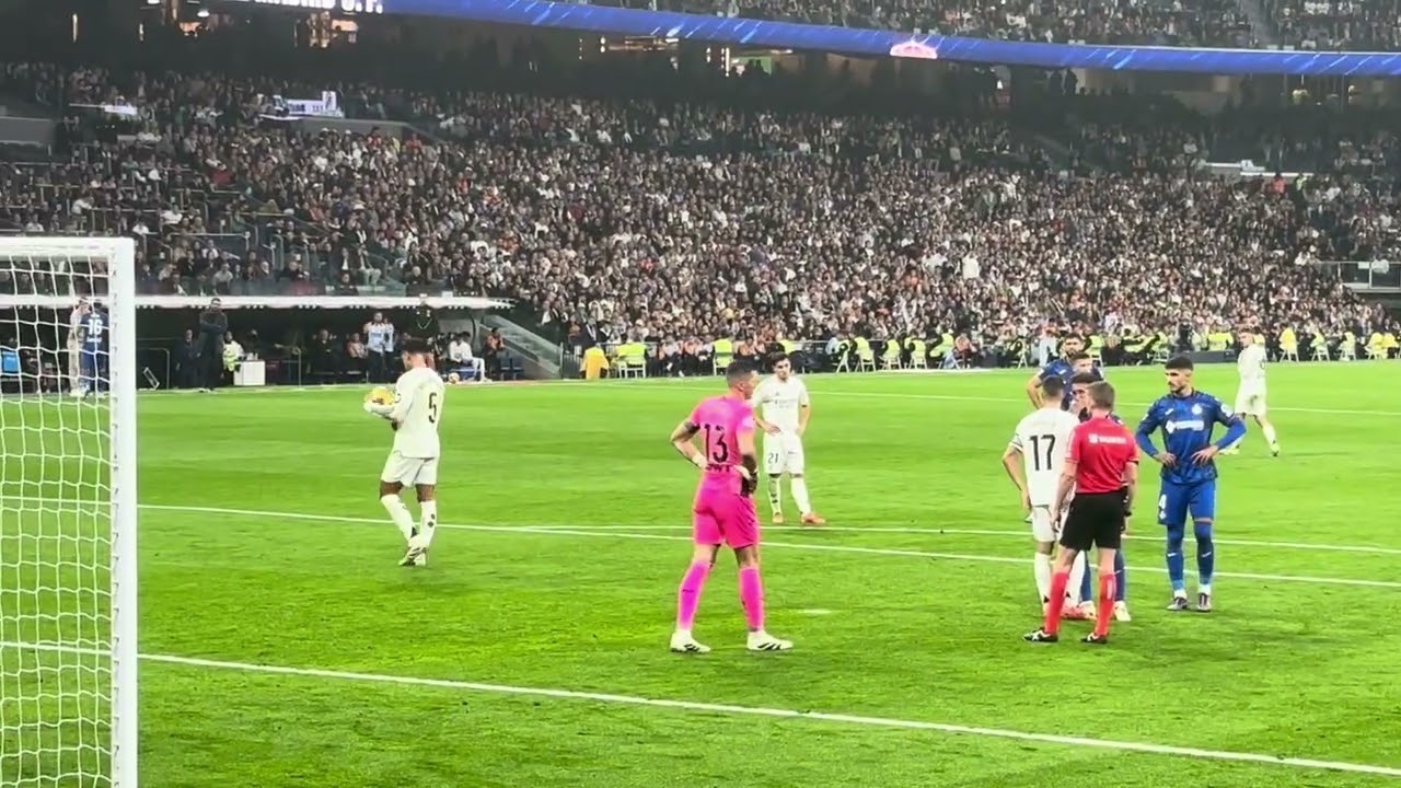 ¡Bellingham marca y el Bernabéu explota! Penalti clave ante el Getafe 🏟️✨
